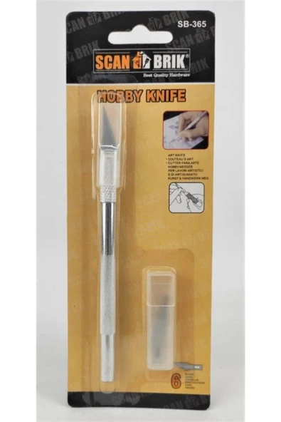 Linea (sb-365)scan Brik Hobby Knife 6 Yedekli Kretuar ürün görseli 1