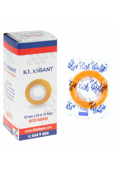 Klas Bant Klasbant Selefon Bant 12mmx33mt S9381 "12 Adet" ürün görseli 1