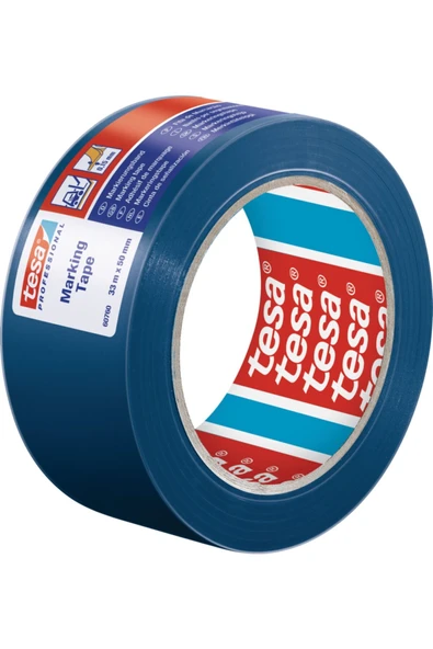 Tesa Yer Işaretleme Bandı 50mm X 33mt Ikaz Bandı Mavi 60760-00098-15 ürün görseli 1