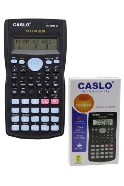 Caslo CSL HESAP MAKİNASI CS 82 MS-A 240 FONKSİYON 10+2 HESAP MAKİNASI ürün görseli 1