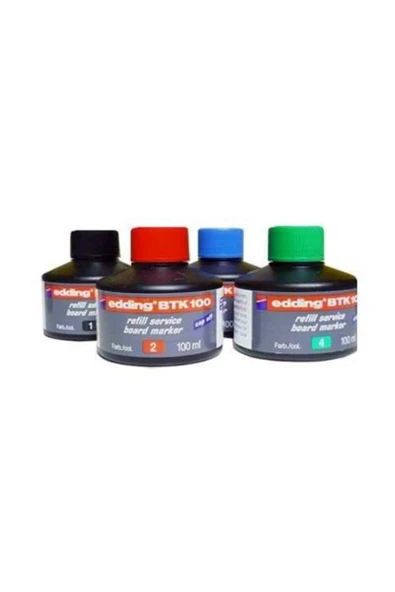 Edding Btk100 Yazı Tahtası Mürekkebi 100ml Siyah tkm ürün görseli 1