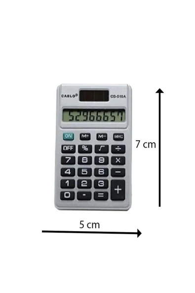 Caslo HESAP MAKİNESİ CS-510A 8 HANE CEP TİPİ ürün görseli 1