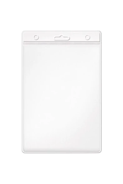 VİVA Inox 110x160 mm Dikey Büyük Yaka Kart Poşeti ürün görseli 1