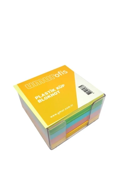 Livart Umur Plastik Kutulu Renkli Küp Blok 8.5x8.5cm Kx ürün görseli 1