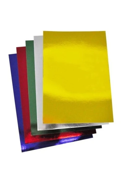 Rubenis Metalik (aynalı) Karton 50x70 Cm 10 Ad 5 Renk ürün görseli 1