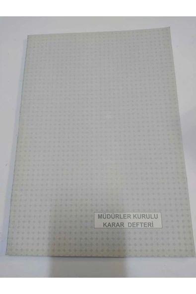 Dilman MÜDÜRLER KURULU KARAR DEFTERİ KARTON KAPAK A4 ürün görseli 1
