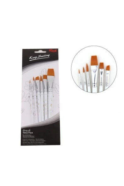Rich Set7-76-11226 Keep Smıle 6 Lı Fırça Seti ürün görseli 1