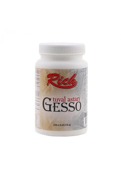 Rich Gesso 250cc Tuval Astarı Beyaz / 1450 ürün görseli 1