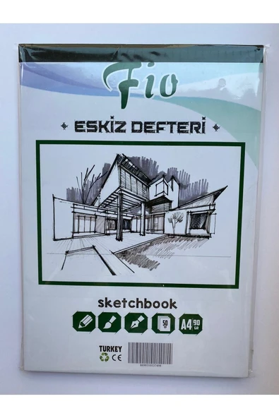 FİO A4 Eskiz Defteri 90 Gr 50 Yaprak ürün görseli 1