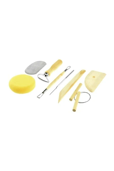 CRAFT HOBİ Seramik Başlangıç Seti 8 Parça - Resim 3