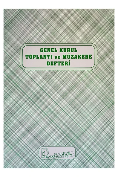 Kocaoluk Genel Kurul Toplantı Ve Müzakere Defteri Karton Kapak ürün görseli 1