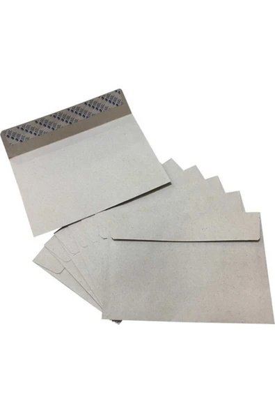 Asil 114x162 Mm Silikonlu 90 Gr Kraf Mektup Zarfı 100 Adet ürün görseli 1