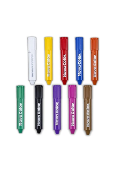 Nova Color Yüz Boyası 10 Renk 1 Paket Nova Color 10 Renk Yüz Boyası 1 Paket ürün görseli 1