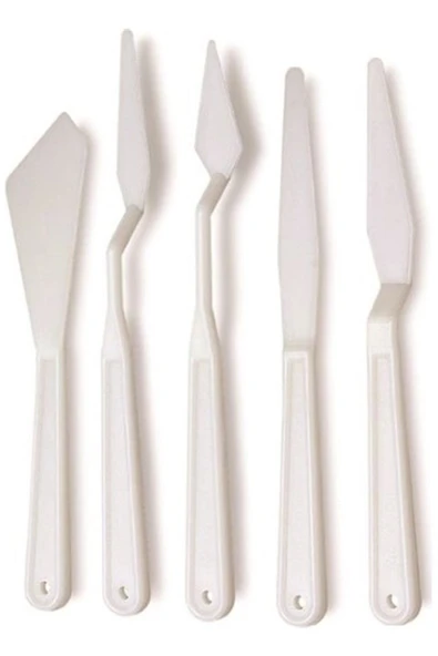 Rich 5 Li Plastik Spatula Set (modelaj Set- Spatül Set) ürün görseli 1