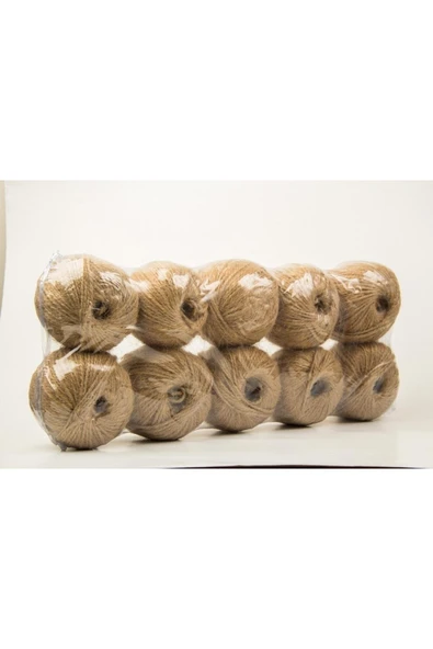 Özcan Toptan Tuhafiye Jüt (hasır) Ipi Çuval Ipi Kırnak Ipi 10 Adet (1kg) Jüt Ipi ürün görseli 1