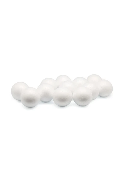 Bubu Strafor Köpük Top 6cm 12 Adet ürün görseli 1