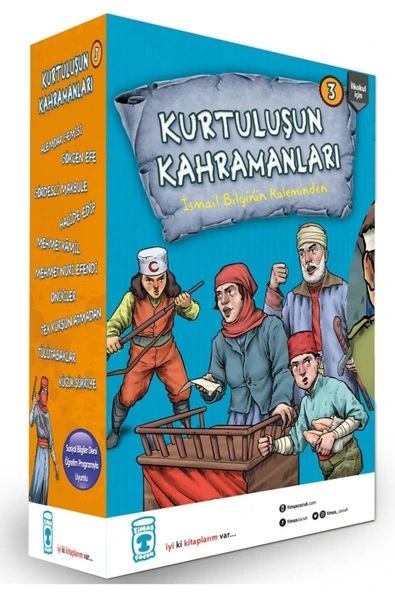 Timaş Çocuk Kurtuluşun Kahramanları 3 Set 10 Kitap ürün görseli 1