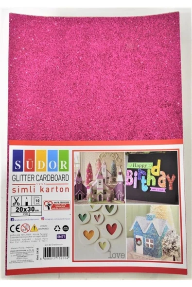 Südor Simli Karton 20x30 Cm 10 Renk 250 G - Resim 2