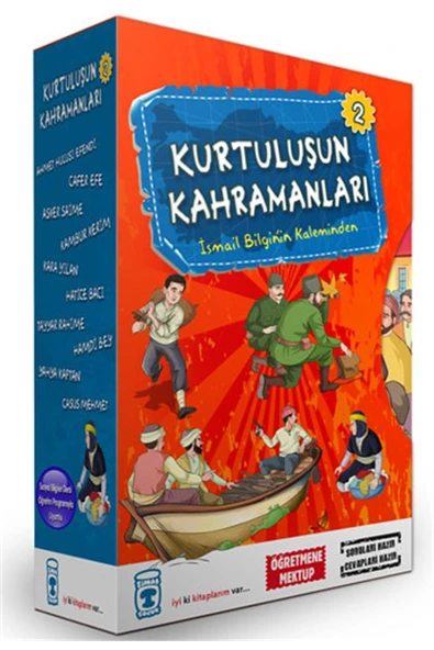 Timaş Çocuk Kurtuluşun Kahramanları Seti 2 - 10 Kitap Takım ürün görseli 1