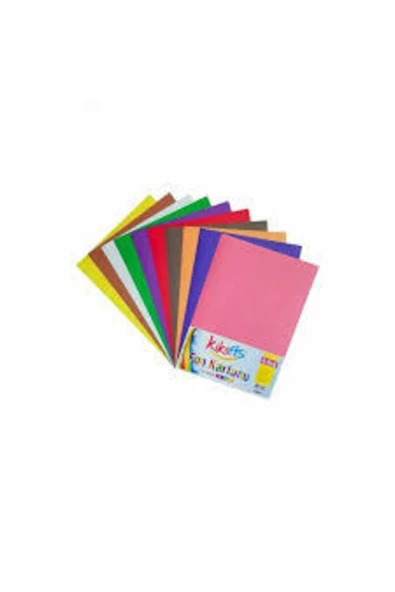 Kika Fon Kartonu 25*35 10 Lu Karışık Renk 1 Paket ürün görseli 1