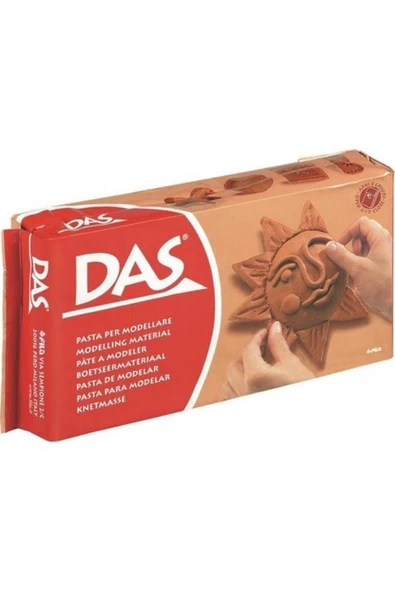 DAS COLLECTION Seramik Kil Hamuru 2x500 Gr. Toprak Rengi H.s ürün görseli 1