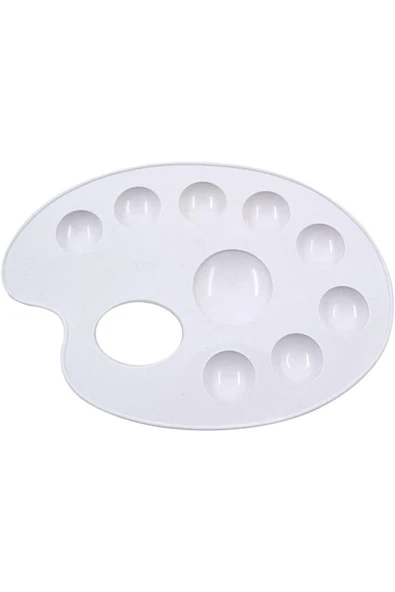 Mikro Hatas 20cm Plastik Godeli Öğrenci Resim Paleti / 0890 ürün görseli 1