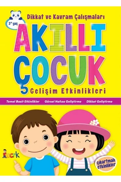 Bıcırık Yayınları Dikkat Ve Kavram Çalışmaları - Akıllı Çocuk ürün görseli 1