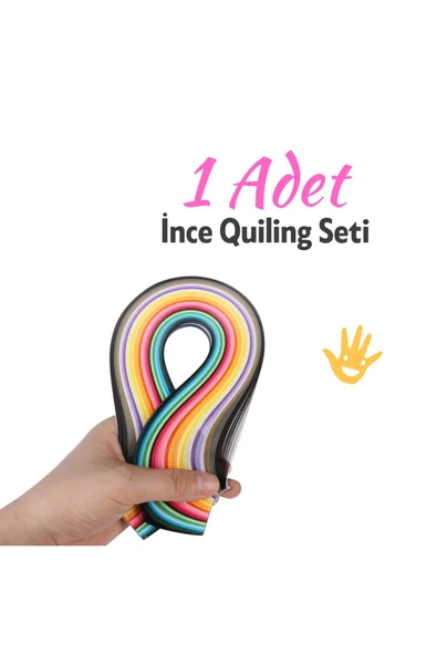 AYMAGNET İnce, Quiling Seti, Kıvırma Sanatı, Kağıt Katlama, Quilling (1 Adet) ürün görseli 1