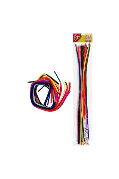 Bubu Bu-bu Şönil Craftzone 50 Cm 25 Li Karışık 9 Renk Şönil ürün görseli 1