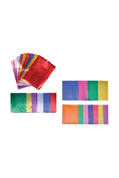 KESKİN COLOR Keskin Hologram Yıldızlı A4 Elişi Kağıdı 10 Lu Paket (180016) ürün görseli 1