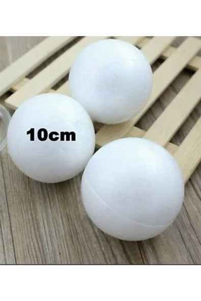Vagon 10 Cm Strafor Köpük Top ( 3 Lü Paket) ürün görseli 1
