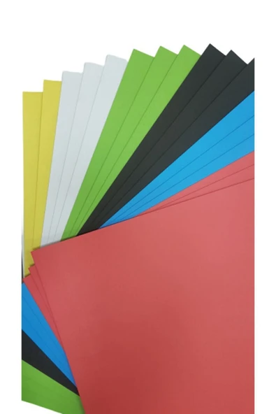 Paperart Renkli Mukavva 50x70 Cm Karışık 1,0 Mm 18 Lı (1 PAKET 18 ADET) ürün görseli 1