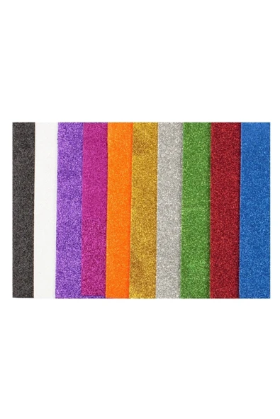 Bigpoint Simli Yapışkanlı Eva 35x50cm Karışık 10 Renk ürün görseli 1