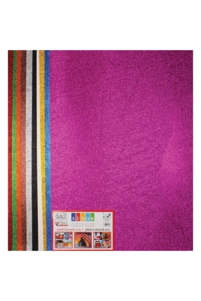 Südor Eva 50x70 Cm 10 Renk Simli Yapışkanlı (sk32) ürün görseli 1