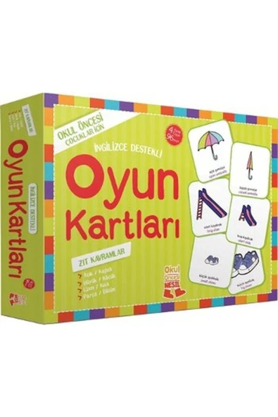 Nesil Yayınları Oyun Kartları - Zıt Kavramlar _son Baskı ürün görseli 1