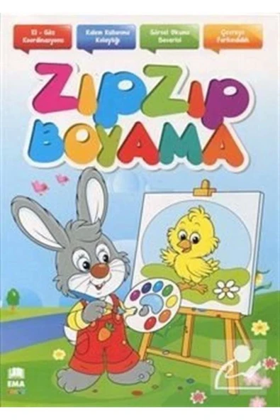 Ema Çocuk Zıpzıp Boyama Kitabı ürün görseli 1