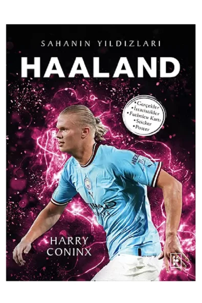 Parodi Yayınları Sahanın Yıldızları / HAALAND ( BÜYÜK Poster Sticker Futbolcu Kartları HEDİYE ) 128 SAYFA ürün görseli 1
