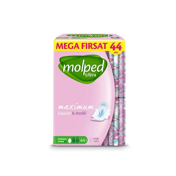 Molped Anatomik Hijyenik Ped Mega Fırsat Paketi 44 lü Normal ürün görseli 1