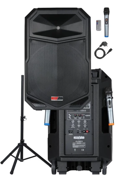 Lastvoice LS-P2915 Portatif Taşınabilir Mikrofonlu Şarjlı Ses Sistemi Hoparlör 15 İNÇ 850 WATT ürün görseli 1