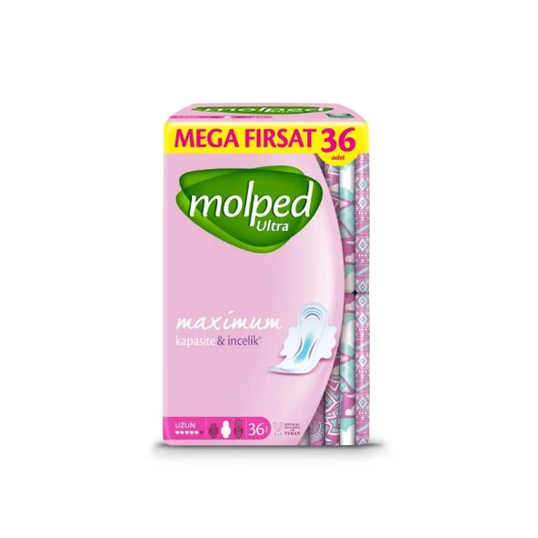 Molped Anatomik Hijyenik Ped Mega Fırsat Paketi 36 lı Uzun ürün görseli 1