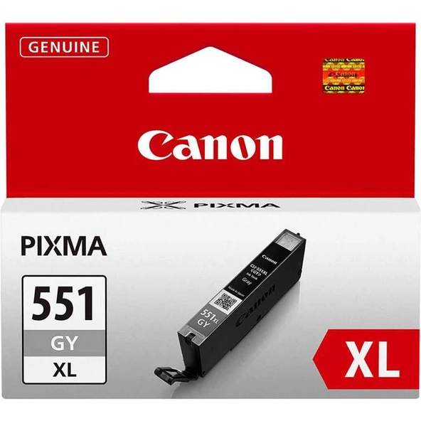 Canon CLI-551XL GY Gri Kartuş ürün görseli 1