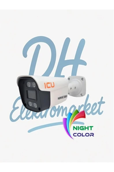BEYLERBEYİ Beylerbeyi Icu 2404W4 HD5MP 3.6 5mp Warm LED Ahd Bullet Night Color Kamera ürün görseli 1