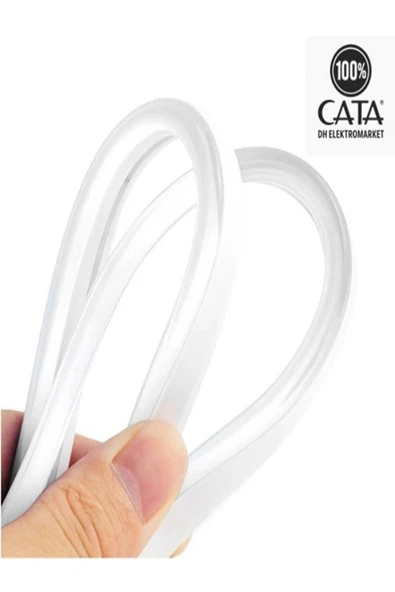 Cata 12 V Neon Led Beyaz 5mt - Resim 4