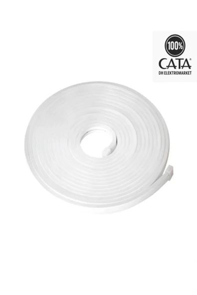 Cata 12 V Neon Led Beyaz 5mt - Resim 2