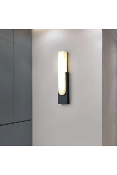Cata 10 W Hawai İki Yönlü Led Duvar Aplik - Gün Işığı (3000K) - Siyah - IP54 - CT-7067 ürün görseli 1