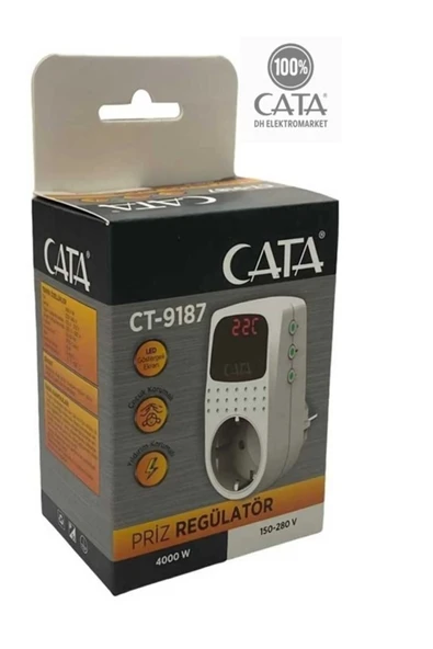 Cata Akım Korumalı Priz Regülatör - Resim 4