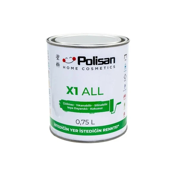 Polisan X1 All Beyaz 0.75Lt. ürün görseli 1
