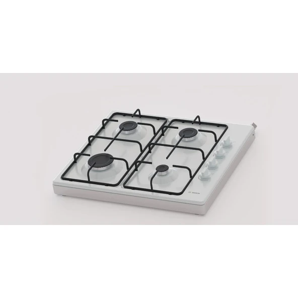 Bosch PBP0C2K80O Set Üstü 4 Gözü Gazlı Beyaz Ocak ürün görseli 1