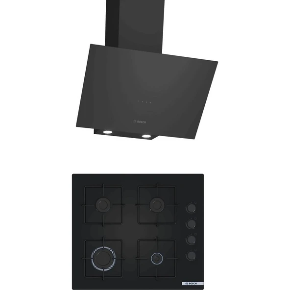 Bosch Siyah 2 Li Ankastre Set 321 ( DWK64PJ60T - POP6C6P30O ) ürün görseli 1