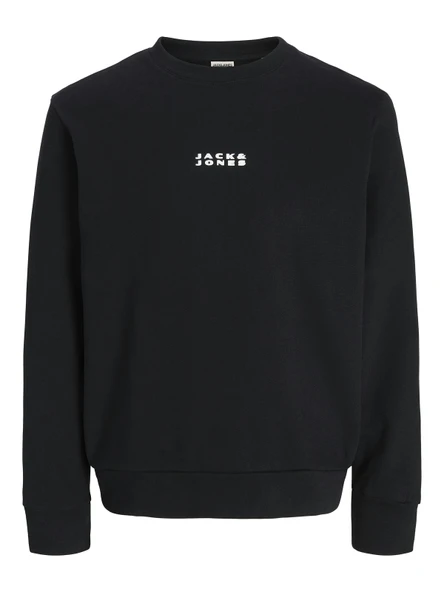 JACK JONES Küçük Yazı Baskılı Erkek Sweatshirt 12282821 ürün görseli 1